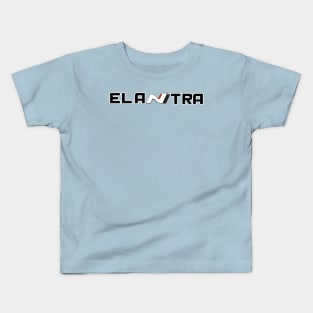 Elantra N (Bigger) Black Kids T-Shirt